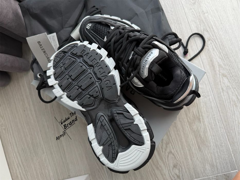 36/45р Balenciaga Track Black Silver 1:1 Original