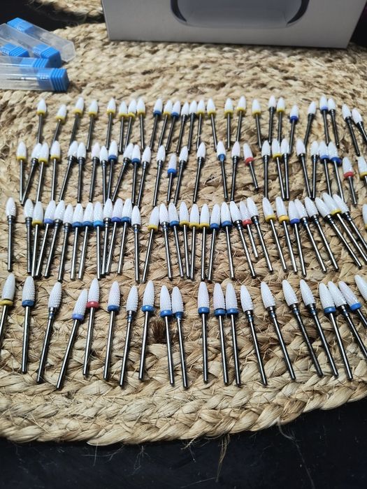 Frezy ceramiczne do paznokci.