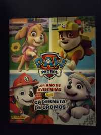 Caderneta paw patrol panini