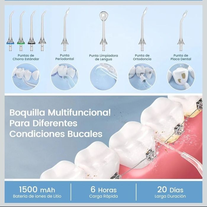 Vimmk bezprzewodowy irygator do zębów