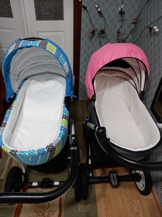 Коляска 2 в 1 ADAMEX GALACTIK візок люлька для хлопчика