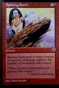 Magic the Gathering  - Spitting Earth - Mirage Edition