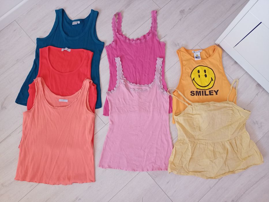 Podkoszulki damskie M bezrękawnik podkoszulek koszulka lato Zara top