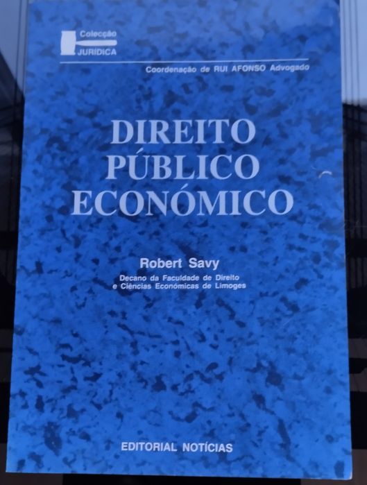 Livro "Direito Público Económico"