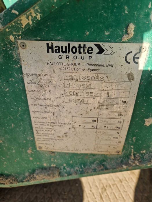 Ножничний підйомник Haulotte H15SXL, пеканіска, 2016р., 900м.г.