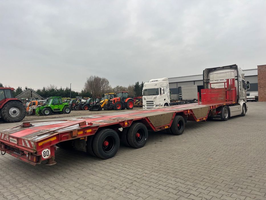 Goldhofer SPN-L3-32/80  Naczepa rozciągana platforma goldhofer