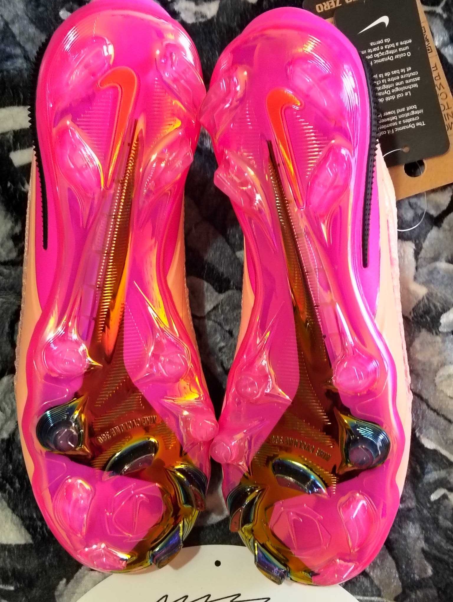 chuteiras nike phantom gx3 rosa novas tamanho 38