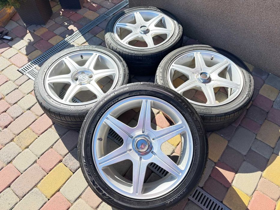 Тітанові діски Stilavto 5*100 R17 VW Golf 4-Skoda rapid-faBia-Audi 3