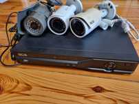 Zestaw do monitoringu Rejestrator BCS + Dysk HDD 4TB + Kamery IP DAHUA