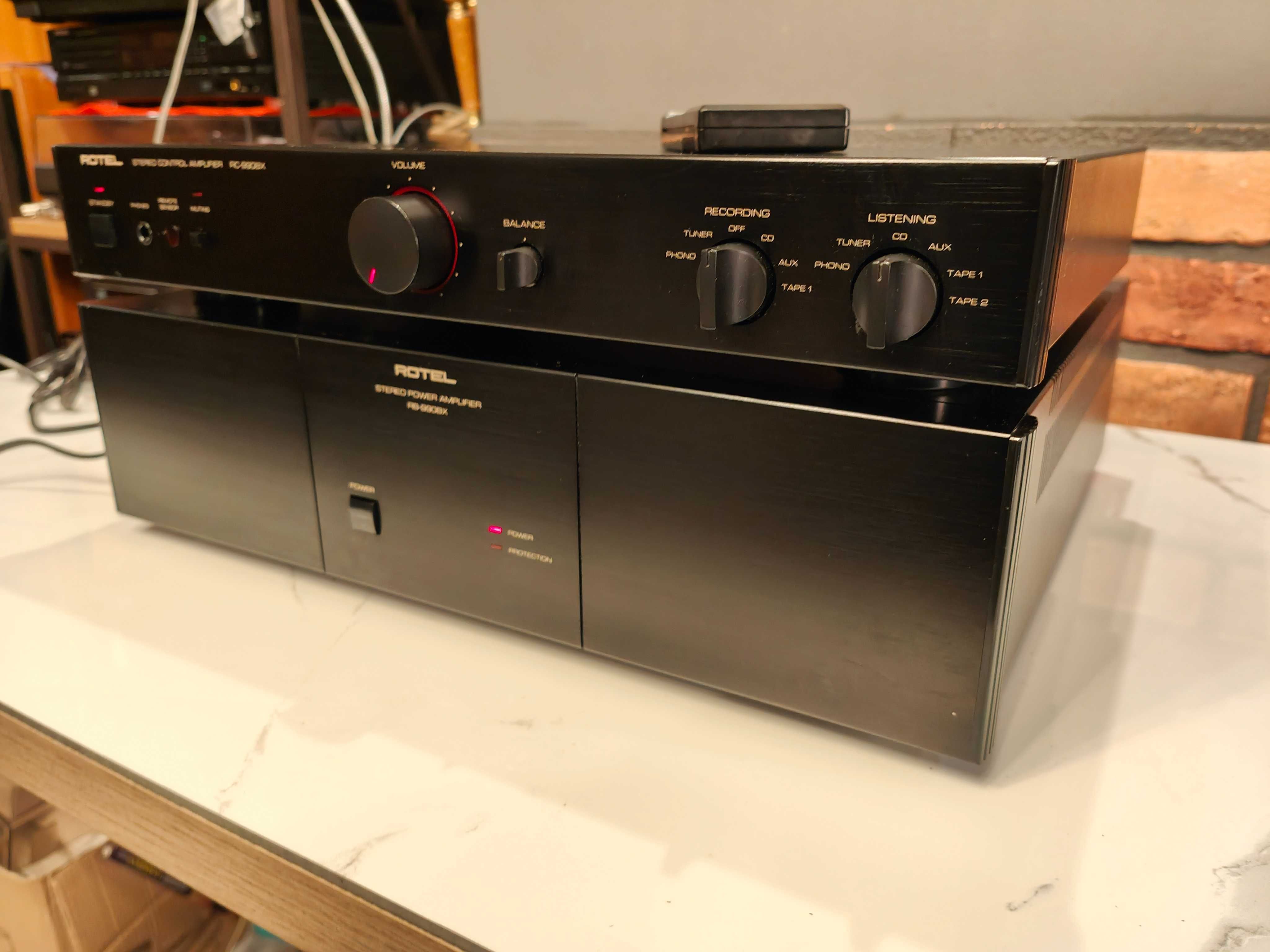 ROTEL RB-990BX + RC-990BX ! Flagowy zestaw STEREO ! HI-END ! Pilot