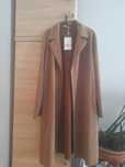 Nowy plaszcz zara XL ala zamsz camel