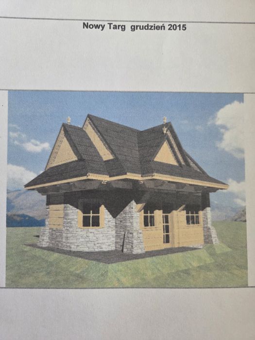 Sprzedam działkę z rozpoczętą budową