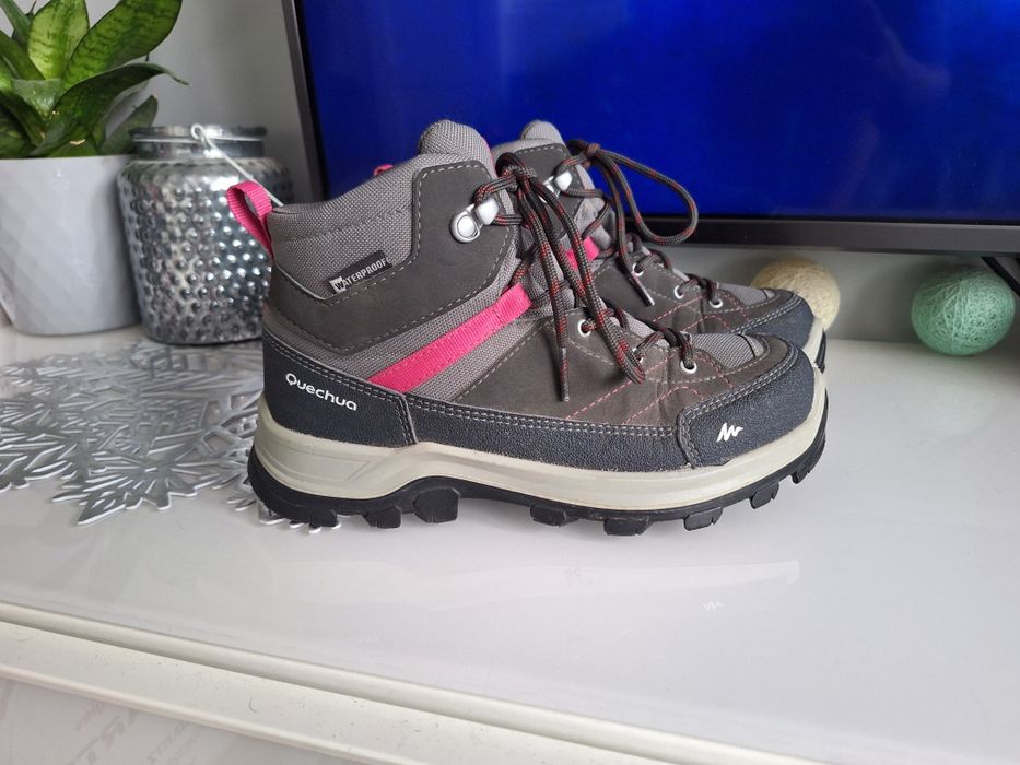 Buty zimowe trekingowe waterproof Quechua rozm.35