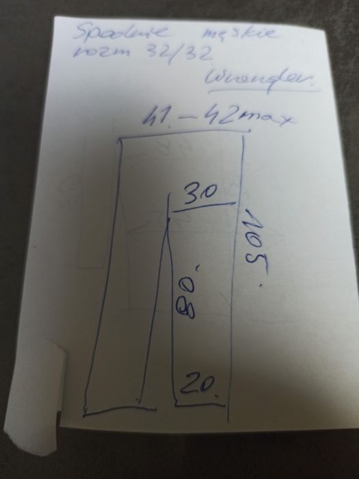 Spodnie męskie rozmiar 32/32 Wrangler