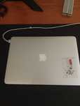 Mac Book Pro retina 13 com ecrã partido