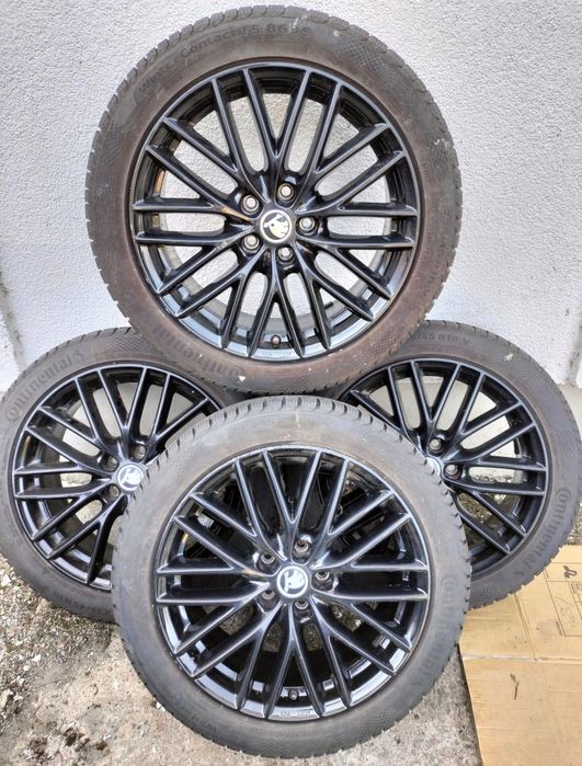 Felgi aluminiowe i opony zimowe Skoda SuperB Karoq 8x18 ET44 5x112