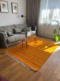 Duży dywan, kilim, gobelin, lata 70 te PRL, 210x150 cm