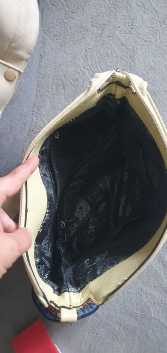 Torebka damska żółta