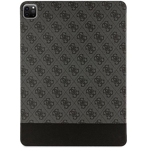 Etui Guess 4G Stripe Allover na iPad Pro 12.9" - czarne