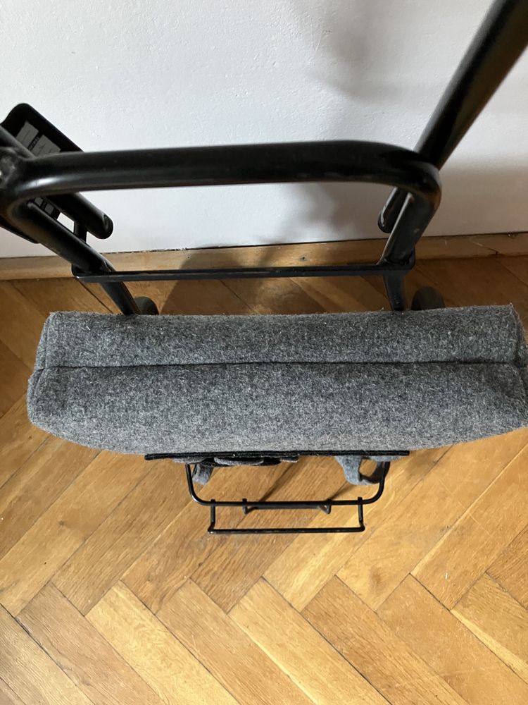 Torba filcowa szara na ramię,zamek