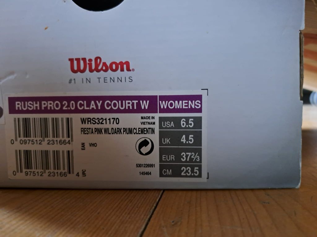 Buty tenisowe Wilson Rush Pro 2.0 W