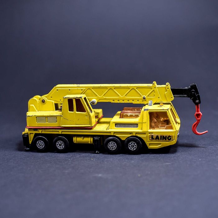 Samochodzik # Matchbox Super Kings K-12 "Hercules" Mobile Crane 1974