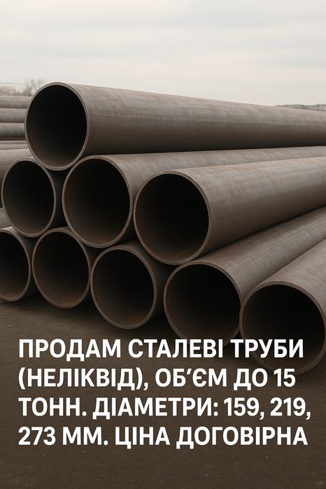 Сталеві труби б/у