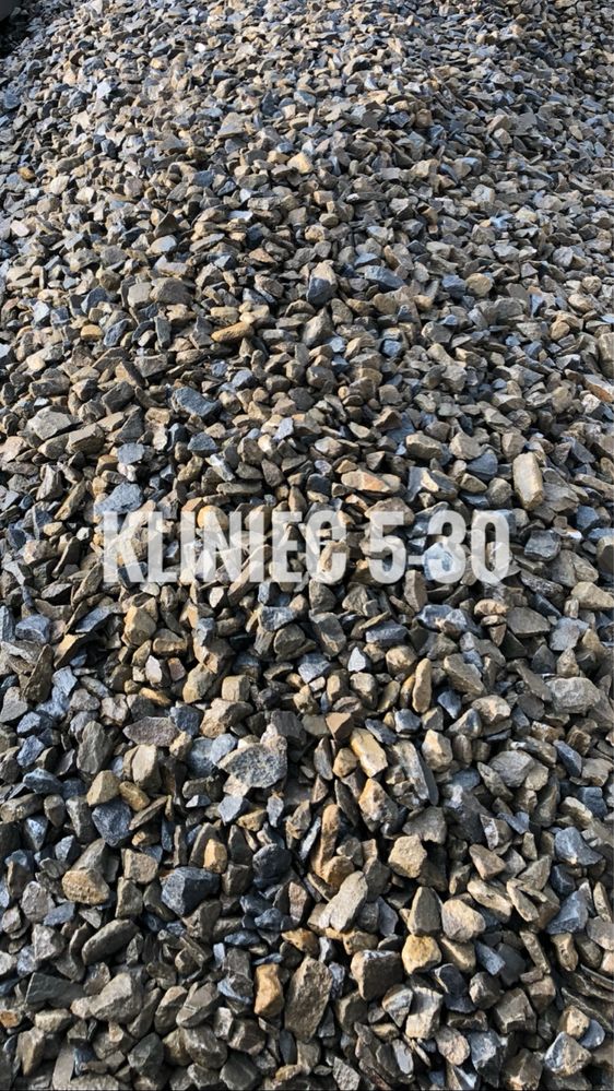 Kliniec 5-30 mm, na podjazd, drogę oraz utwardzenie. Super jakość !