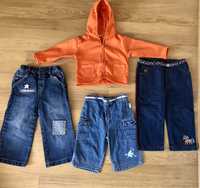 Пакет одежды для девочки 1-1,5 года (джинсы, кофта)
