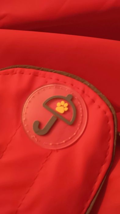 Gabardina capa de chuva para cão porte médio