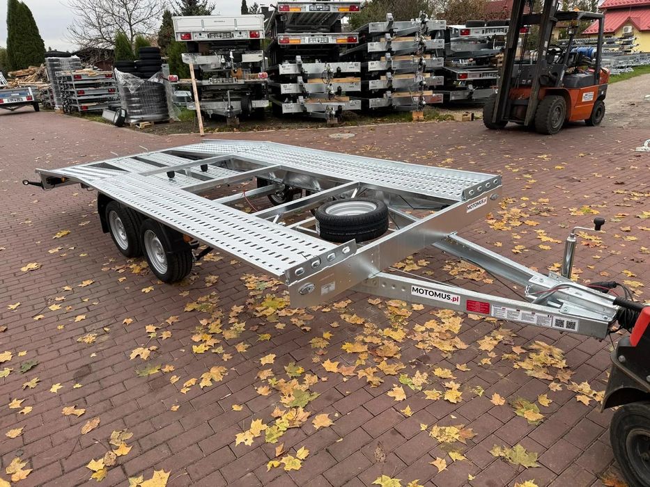 Niewiadów Laweta Niewiadów Boro Jupiter 4,5x2,1m DMC 2700 kg raz łamana mocna spawana DOSTAWA MOTOMUS  Nowa laweta Niewiadów raz łamana 4,5x2,1 dostawa pod dom Wrocław