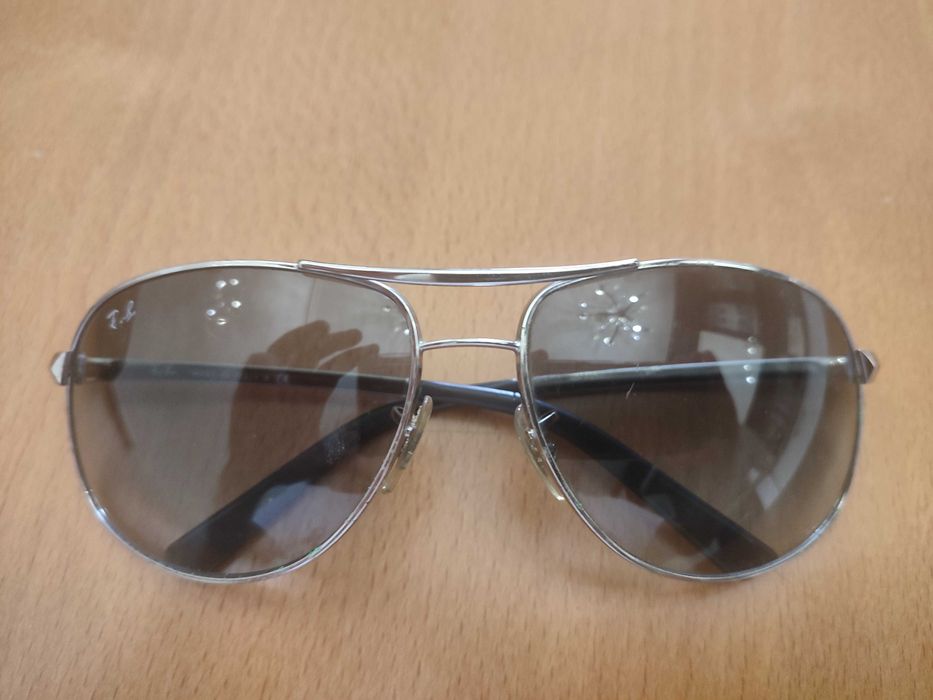 Óculos Ray- ban prateados
