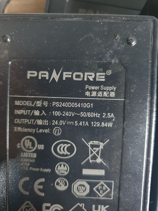 Блок живлення питания зарядка зарядное 24в/5.41а 130ват PANFORE ориг