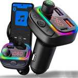 Transmiter samochodowy FM BLUETOOTH bt 5.0 LED ładowarka samochodowa