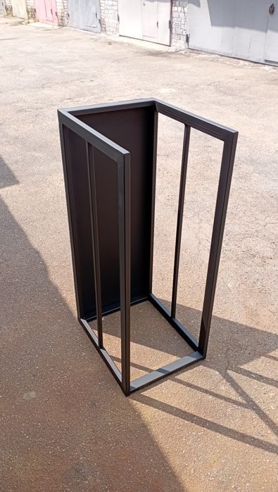 Дровница в стиле лофт, дровница из металла.