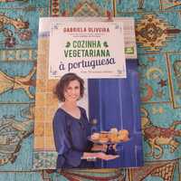 Livro cozinha vegetariana à portuguesa Gabriela Oliveira