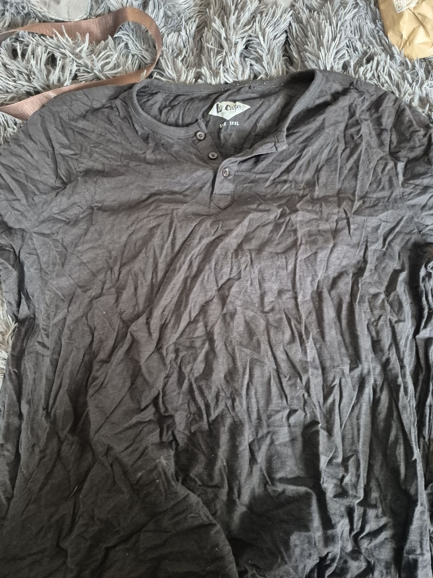 Czarna koszulka Lee Cooper xxl