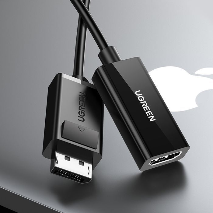 Adapter Przejściówka DisplayPort - HDMI 4K, Plug & Play