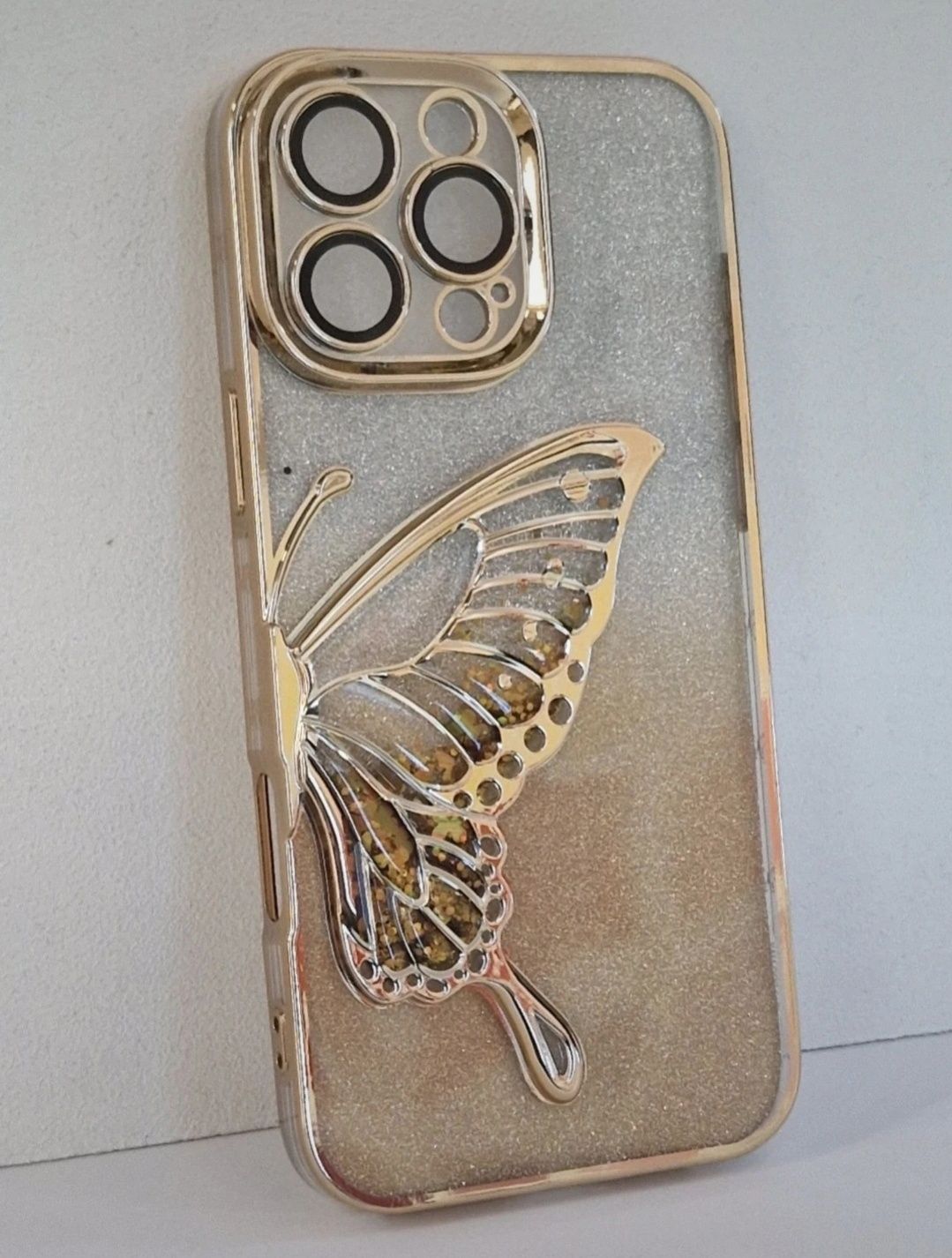Tel Protect Butterfly Water Case do Iphone 15 Pro Max złoty