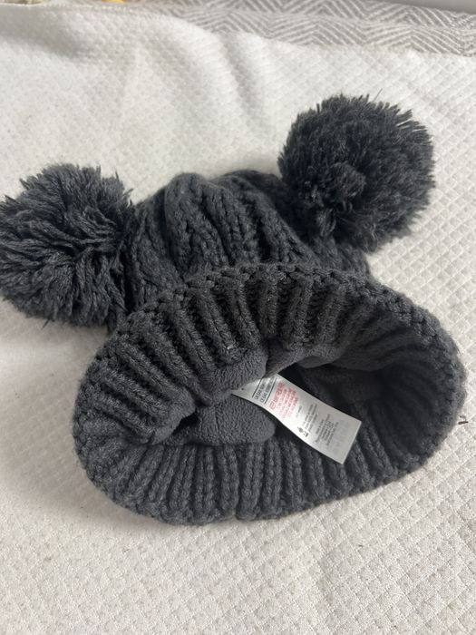 Зимняя детская шапка 6-12 месяцев