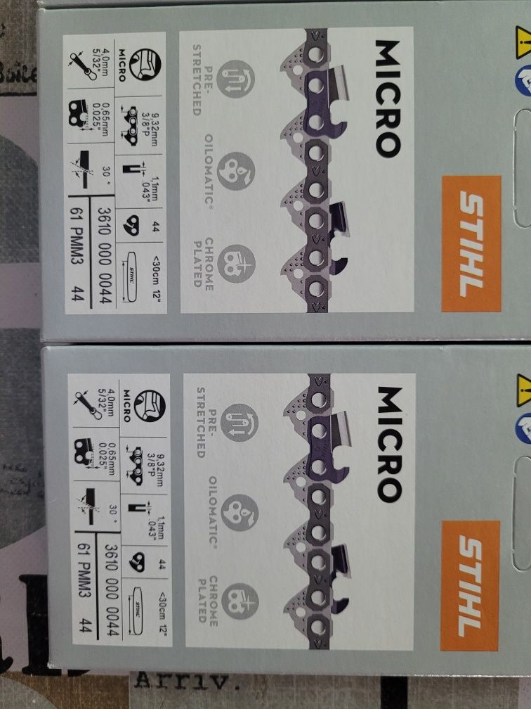 Sprzedam  łańcuchy do piły stihl
