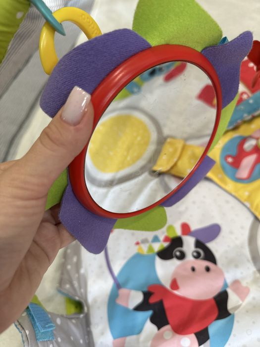 Ігровий розвиваючий килимок для немовлят з дугою 0-12 місяців