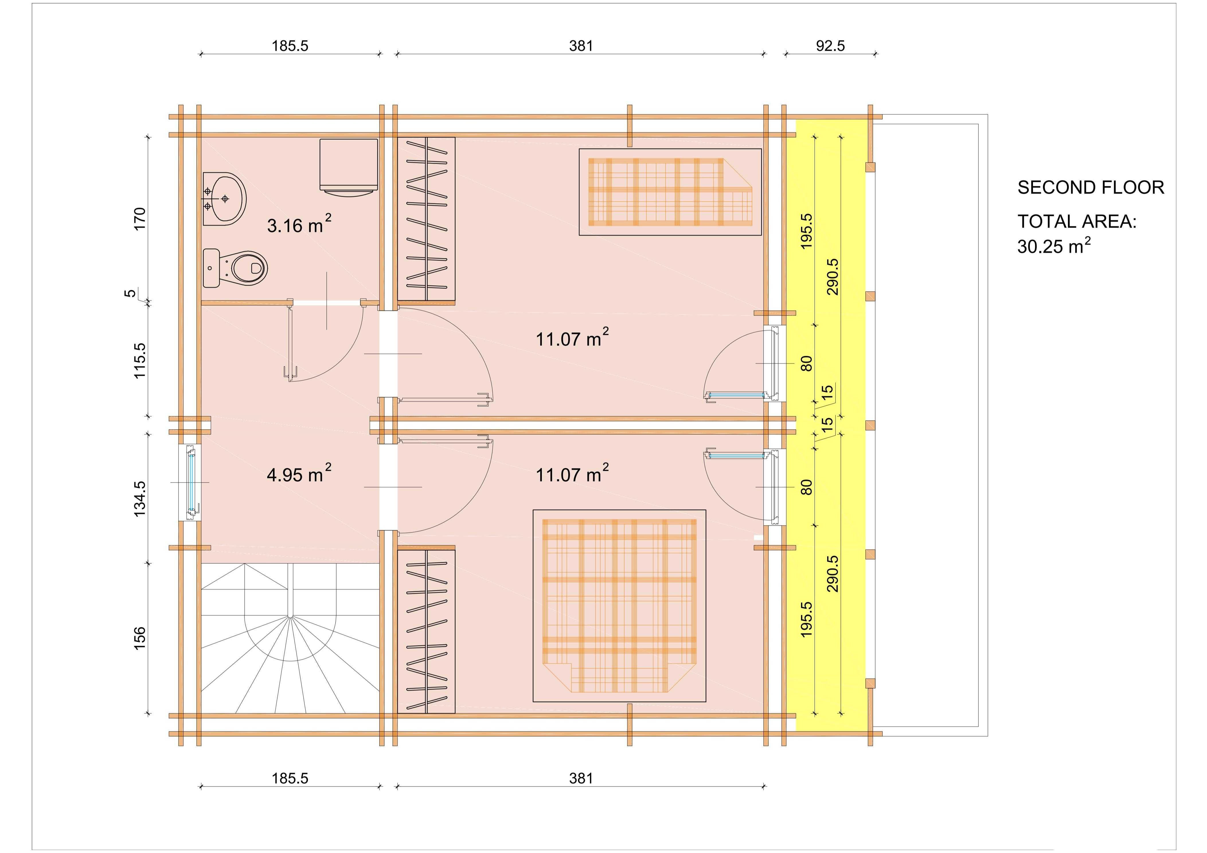 Domy letniskowe, całoroczne do 70 m²