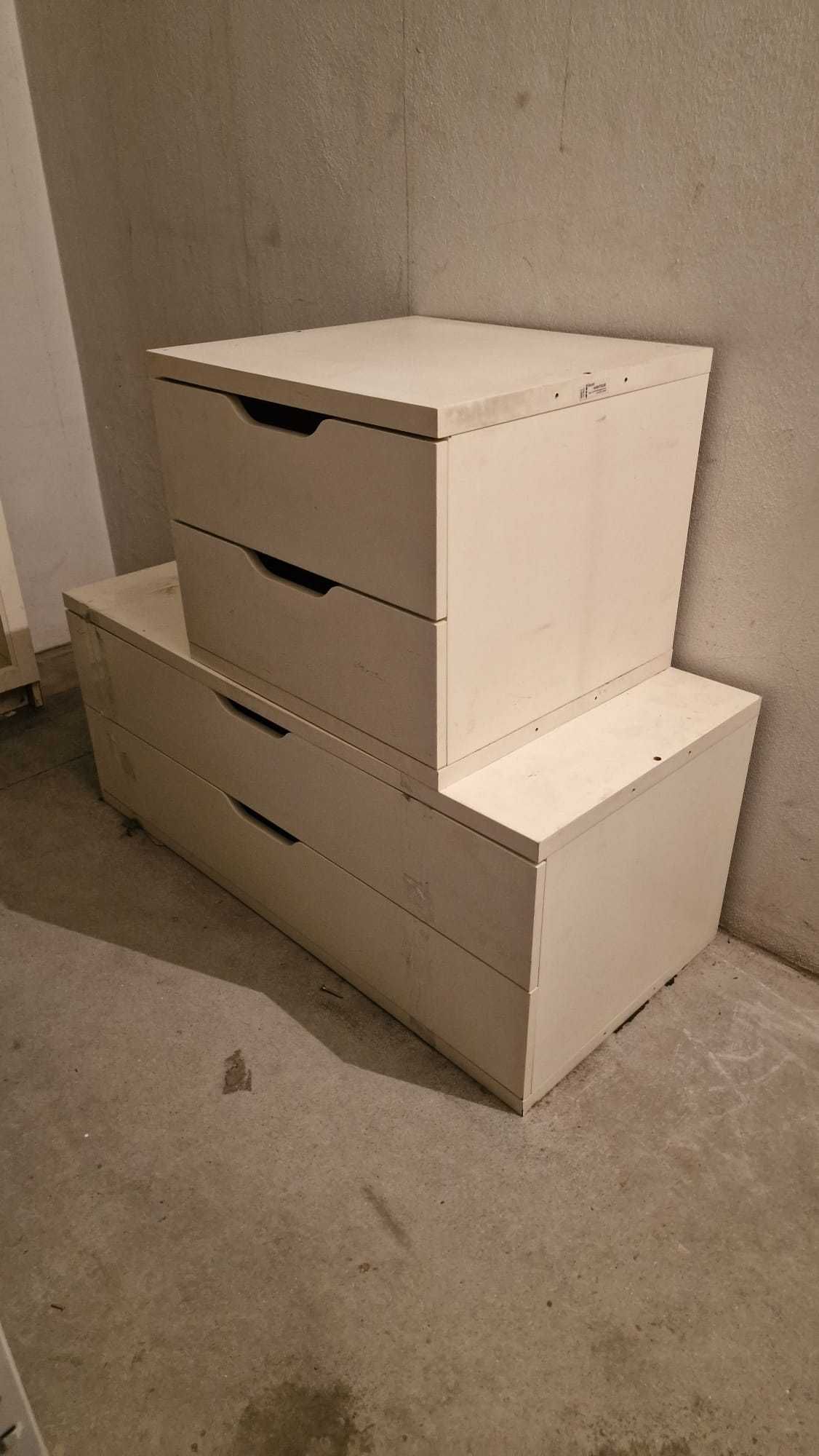 Conjunto de 2 gavetas duplas de arrumação (IKEA STOLMEN)