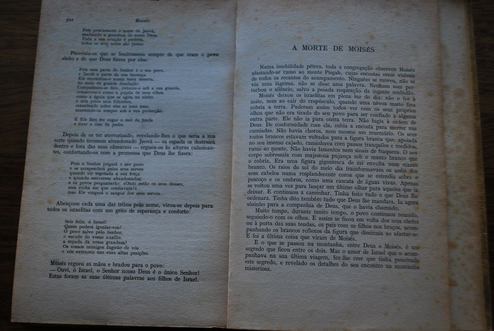 Moisés de Sholem Asch (1.ª Edição ano de 1963)