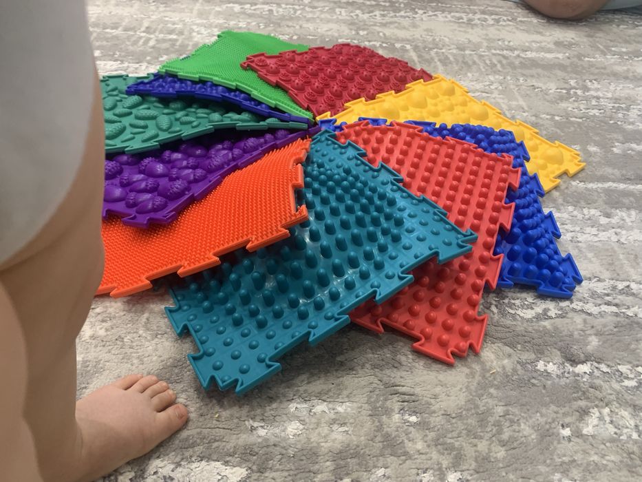 Ортопедический коврик/ 10 ПАЗЛІВ/ новий килимок пазл/ортопедичний пазл