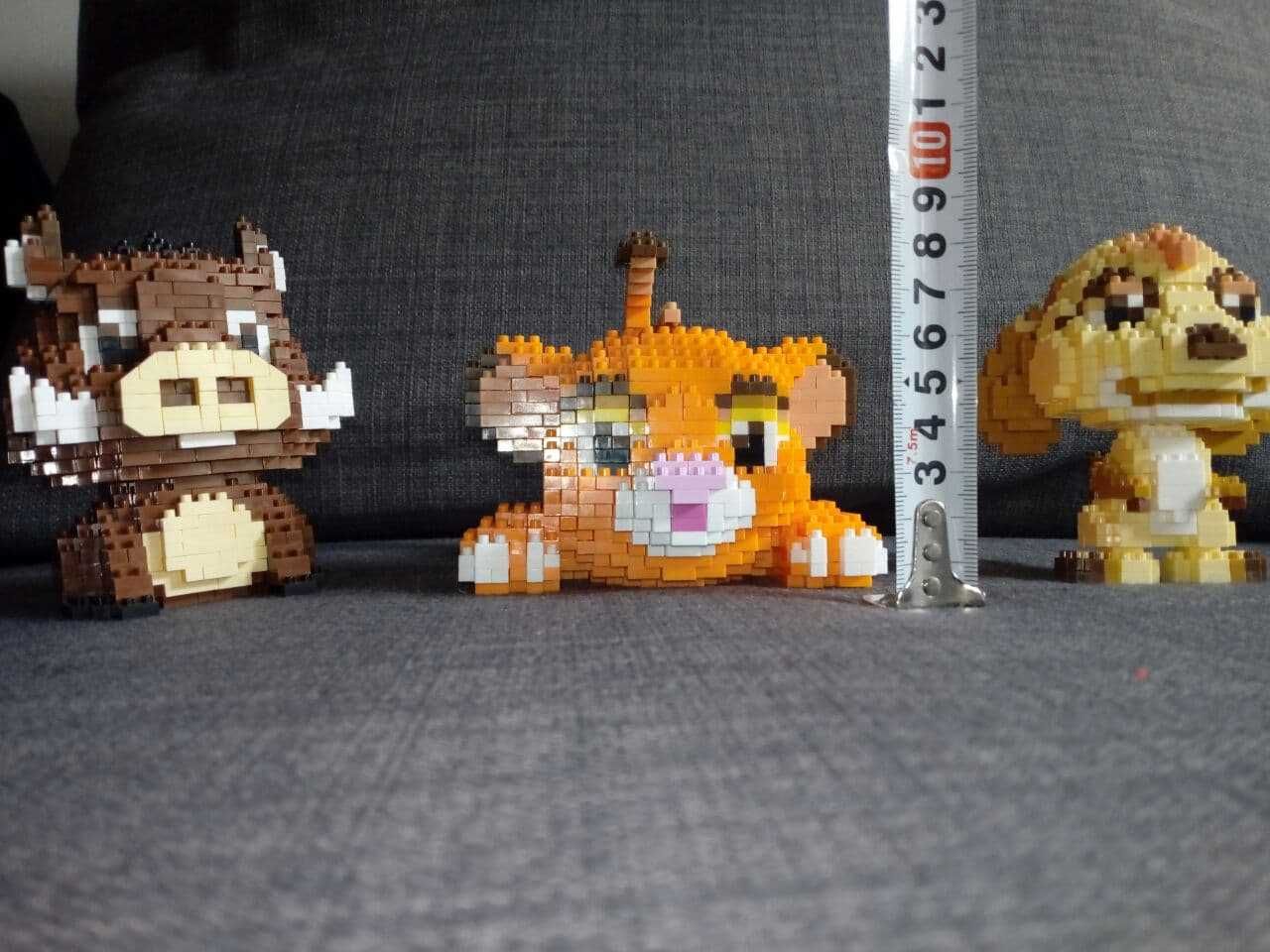 Klocki Król Lew - figurki Simba, Timon, Pumba - hakuna matata