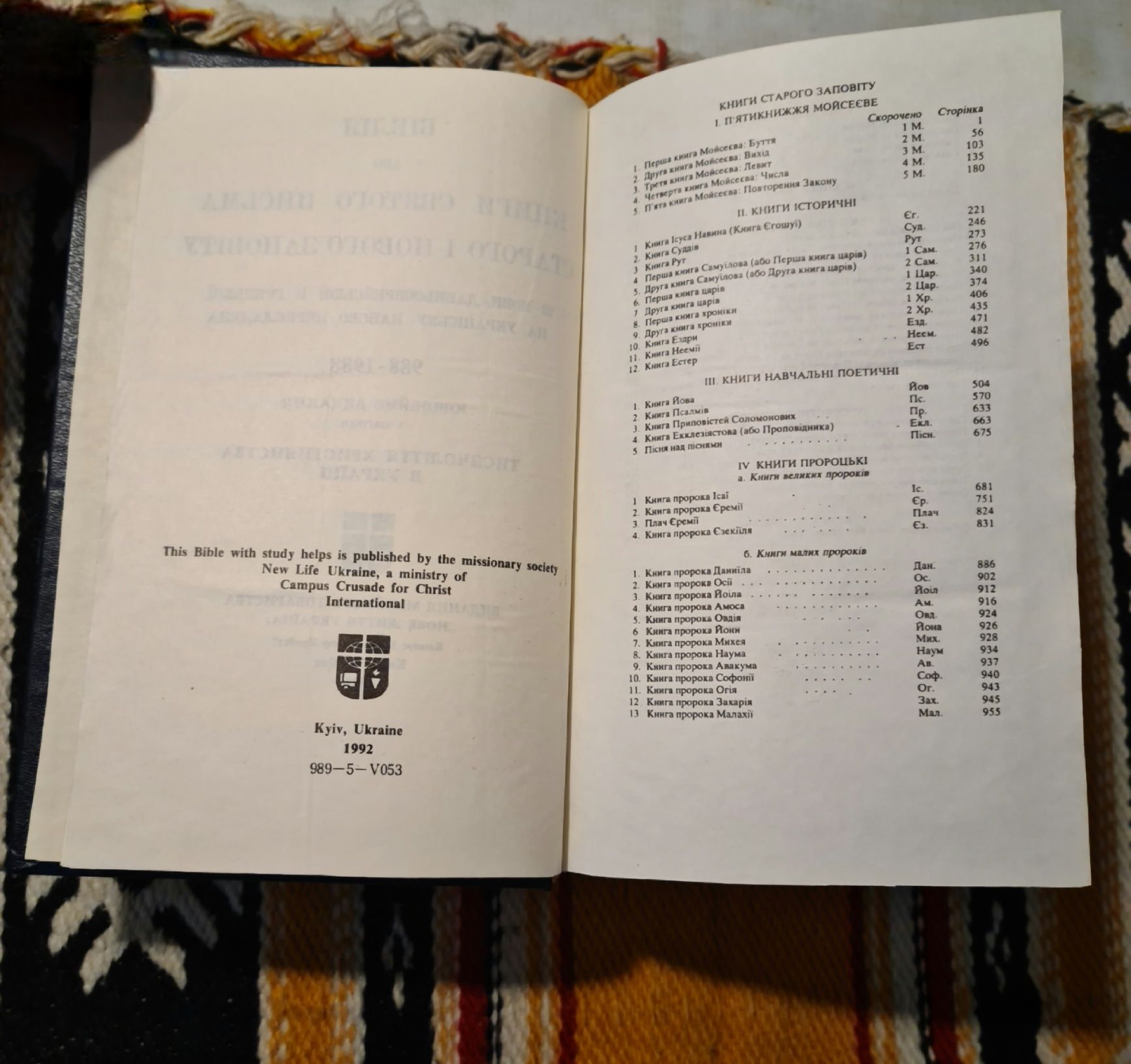БІБЛІЯ  Книги Святого  Письма Старого і Нового Заповіту. ф.20,5×14см.