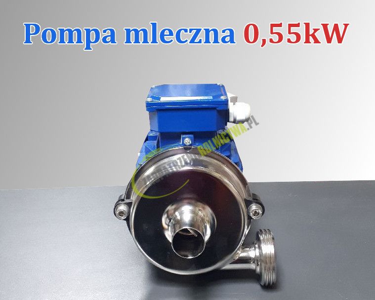 Pompa mleczna MP55 0,55kW do dojarki NOWA super cena