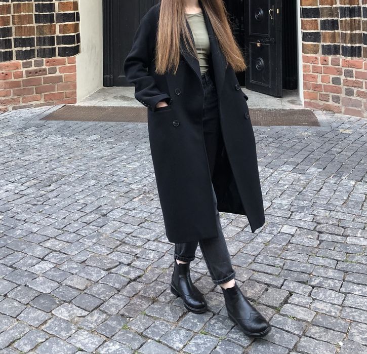 Двубортне жіноче пальто pull and bear xs